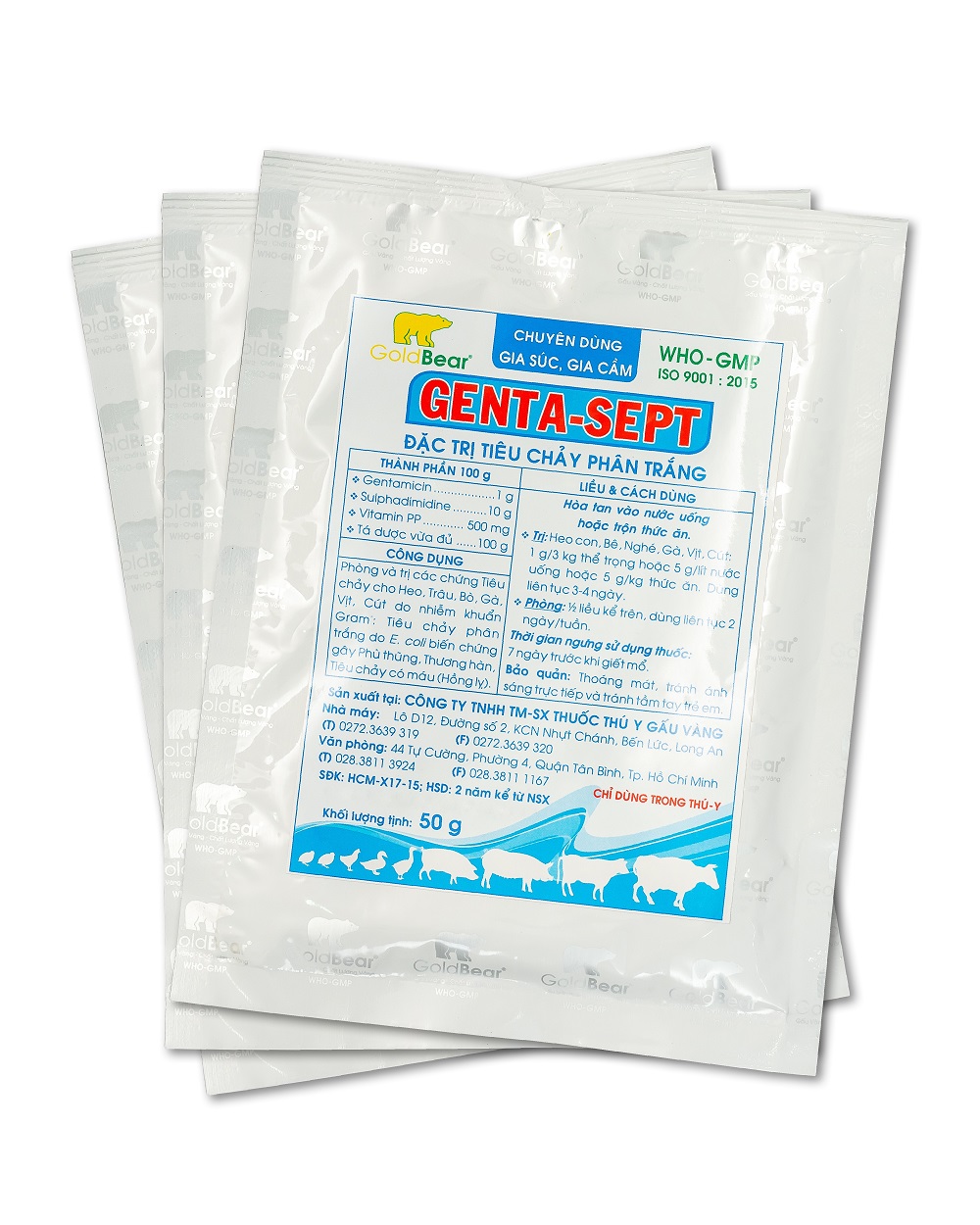 Rx-GENTA-SEPT (50 G/GÓI)-Thuốc kê đơn