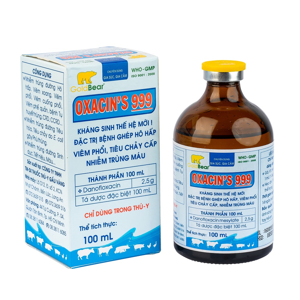 Rx-OXACIN'S 999 (100 ML/LỌ)-Thuốc kê đơn