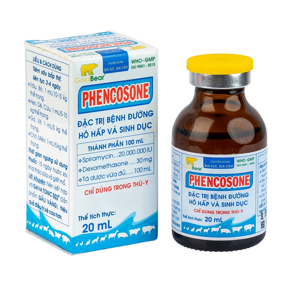 Rx-PHENCOSONE (20 ML/LỌ)-Thuốc kê đơn