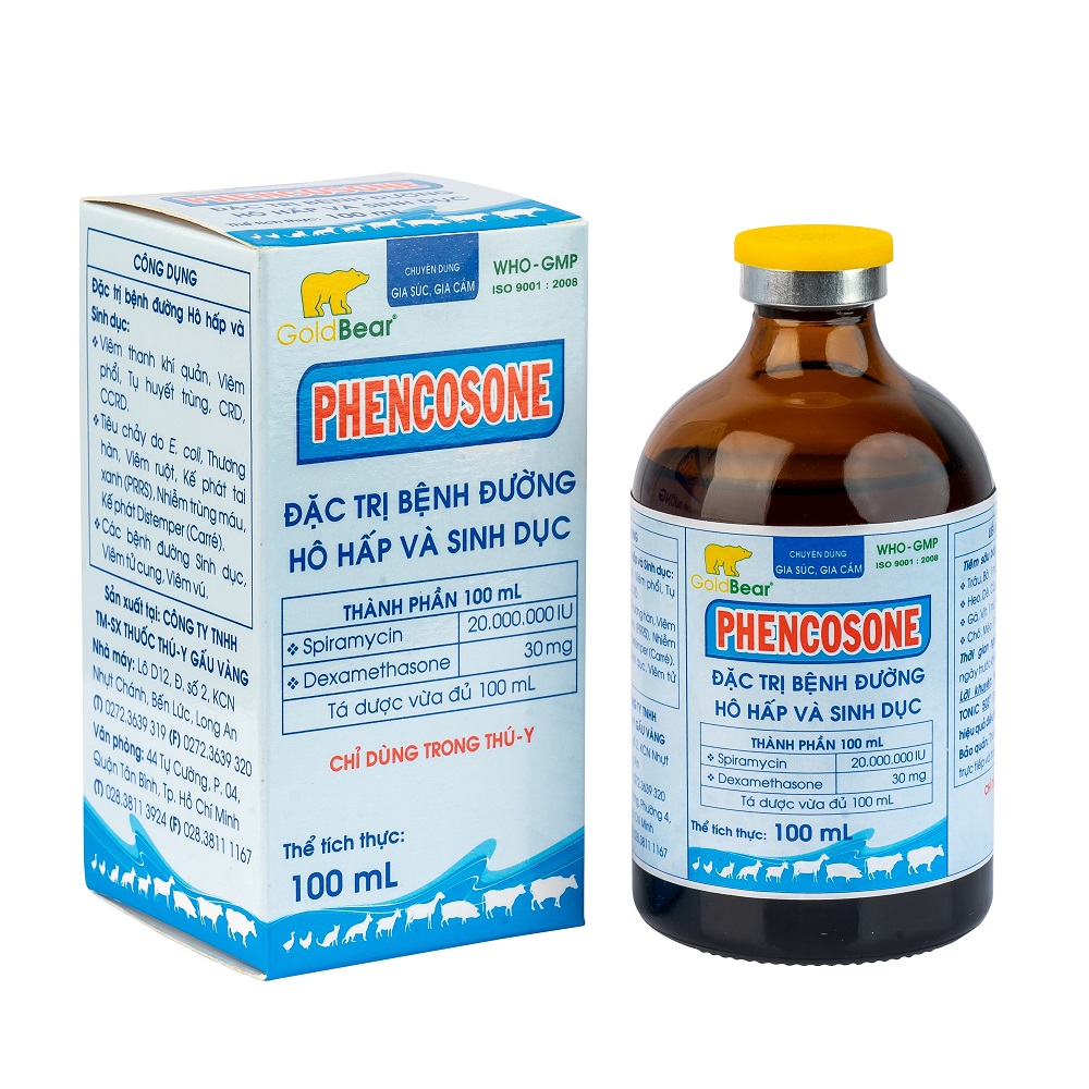Rx-PHENCOSONE (100 ML/LỌ)-Thuốc kê đơn