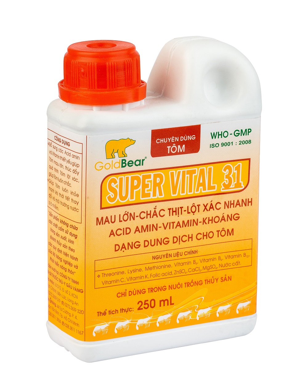 SUPER VITAL 31 (250 ML/CAN) TÔM