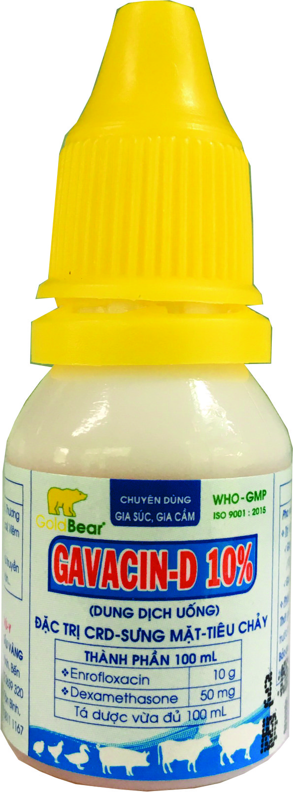 Rx-GAVACIN-D 10% (10 ML/LỌ)-Thuốc kê đơn