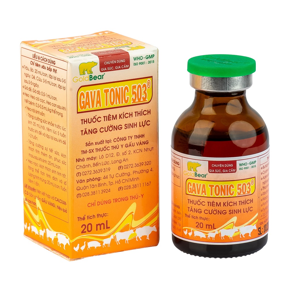 GAVA TONIC 503 (20 ML/LỌ)