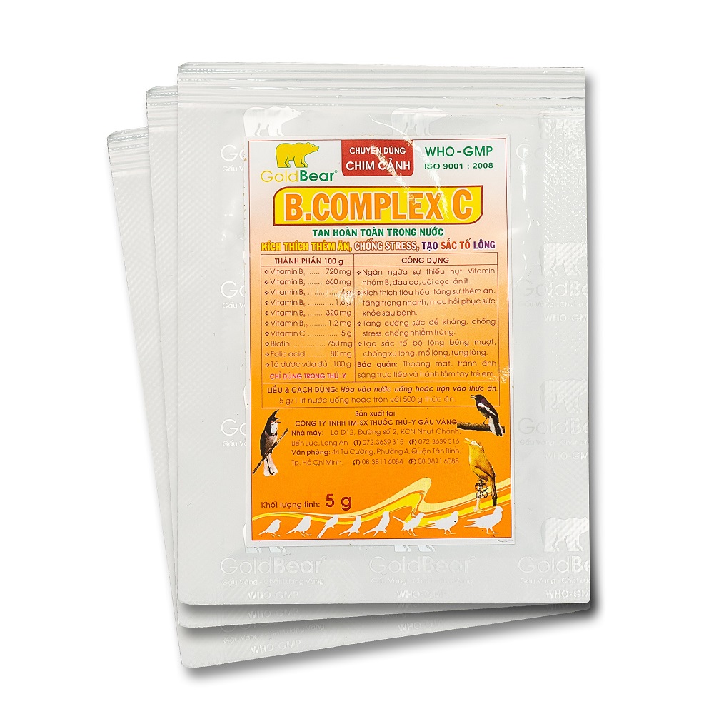 B COMPLEX C (5 G/GÓI) Chim Cảnh