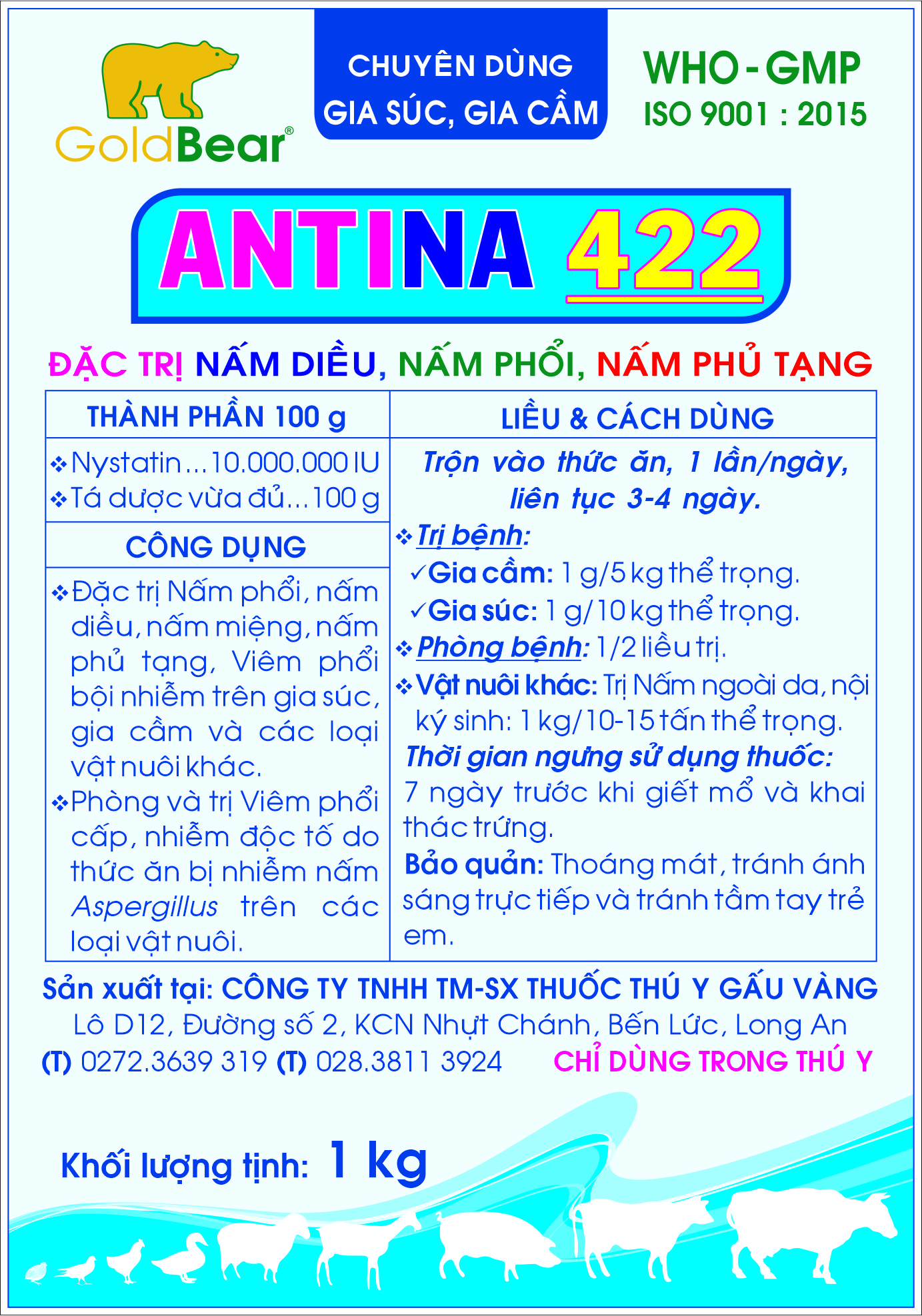 ANTINA 422 (1 KG/GÓI)