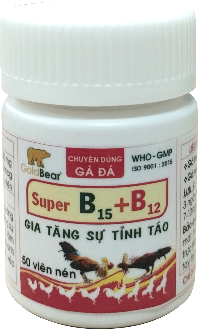 SUPER B15+B12 (50 VIÊN/HỘP)