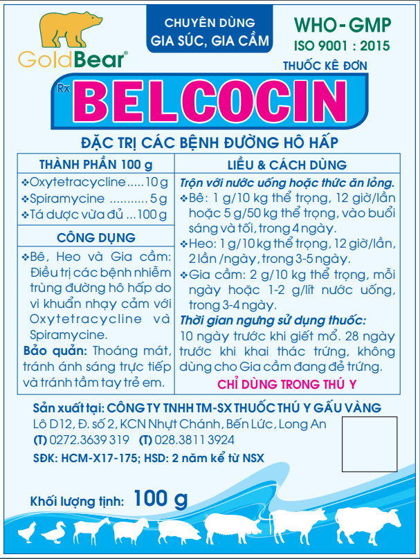 BELCOCIN 100G/GÓI