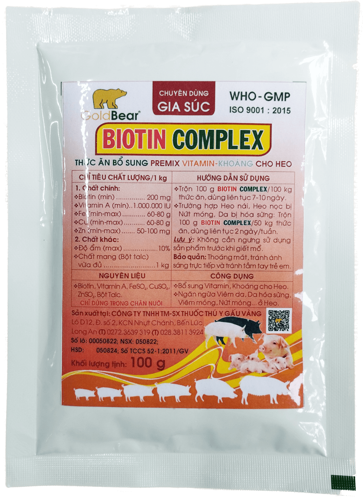 BIOTIN COMPLEX (100 G/GÓI)