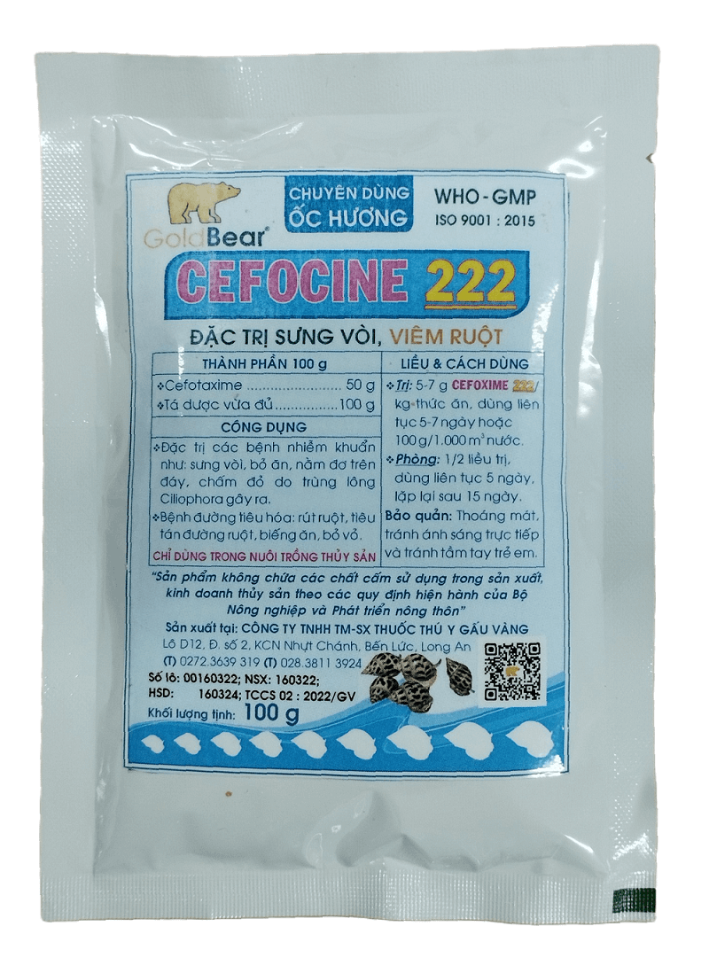 CEFOCINE 222 (100 G/GÓI)