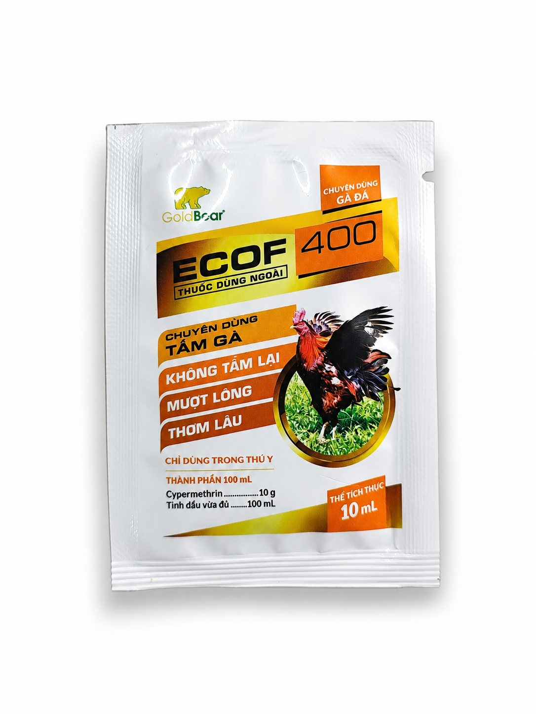 ECOF 400 (10ML/GÓI)-TẮM GÀ