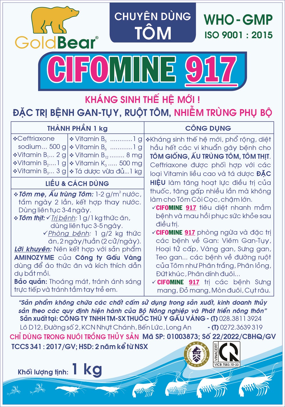CIFOMINE 917 (1 KG/GÓI)