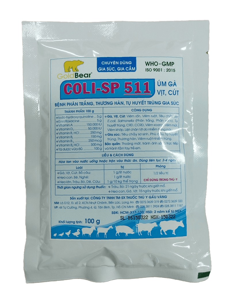 Rx-COLI-SP 511 (100 G/GÓI)-Thuốc kê đơn