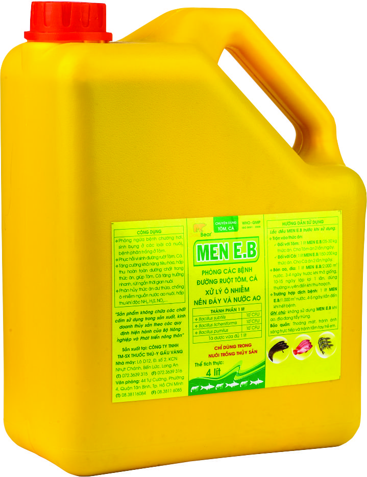 MEN E.B (4 LÍT/CAN) THỦY SẢN