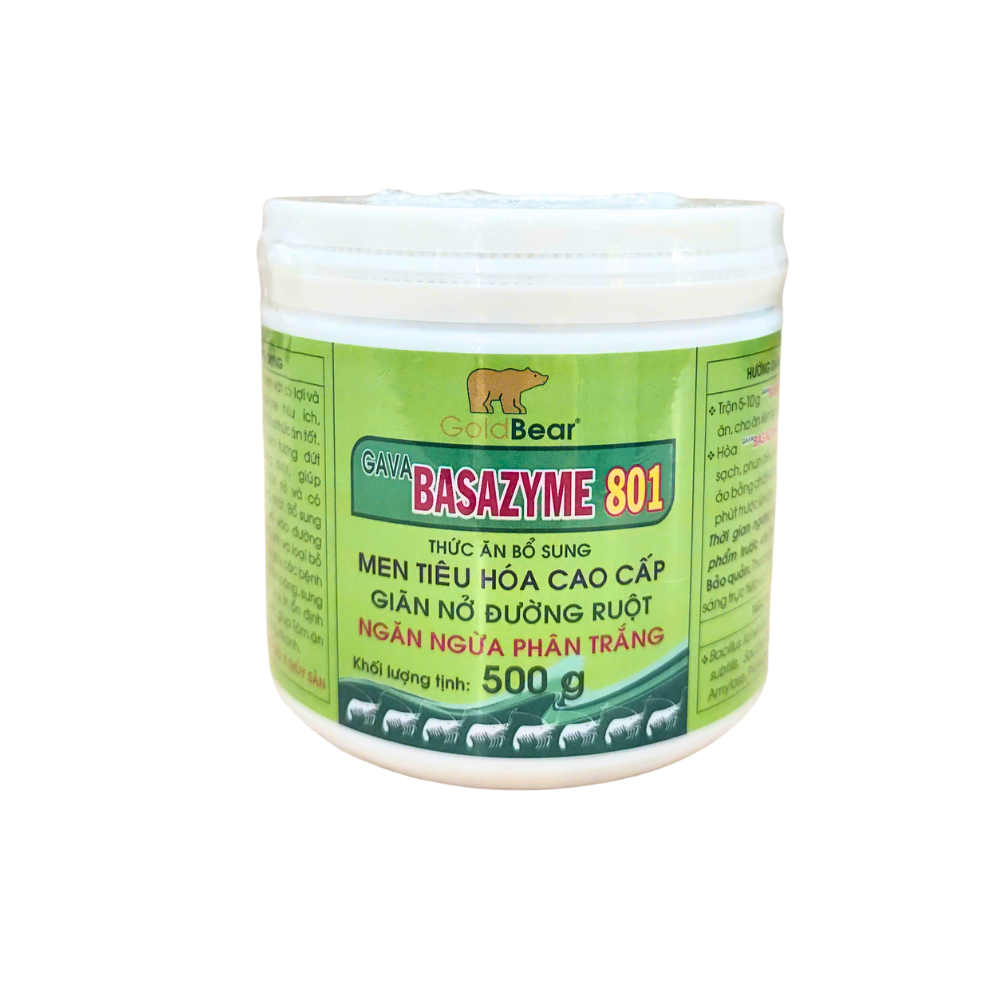 GAVA BASAZYME 801 500G/LON (TÔM)