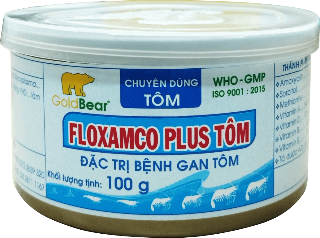 FLOXAMCO PLUS TÔM  (100 G/LON)