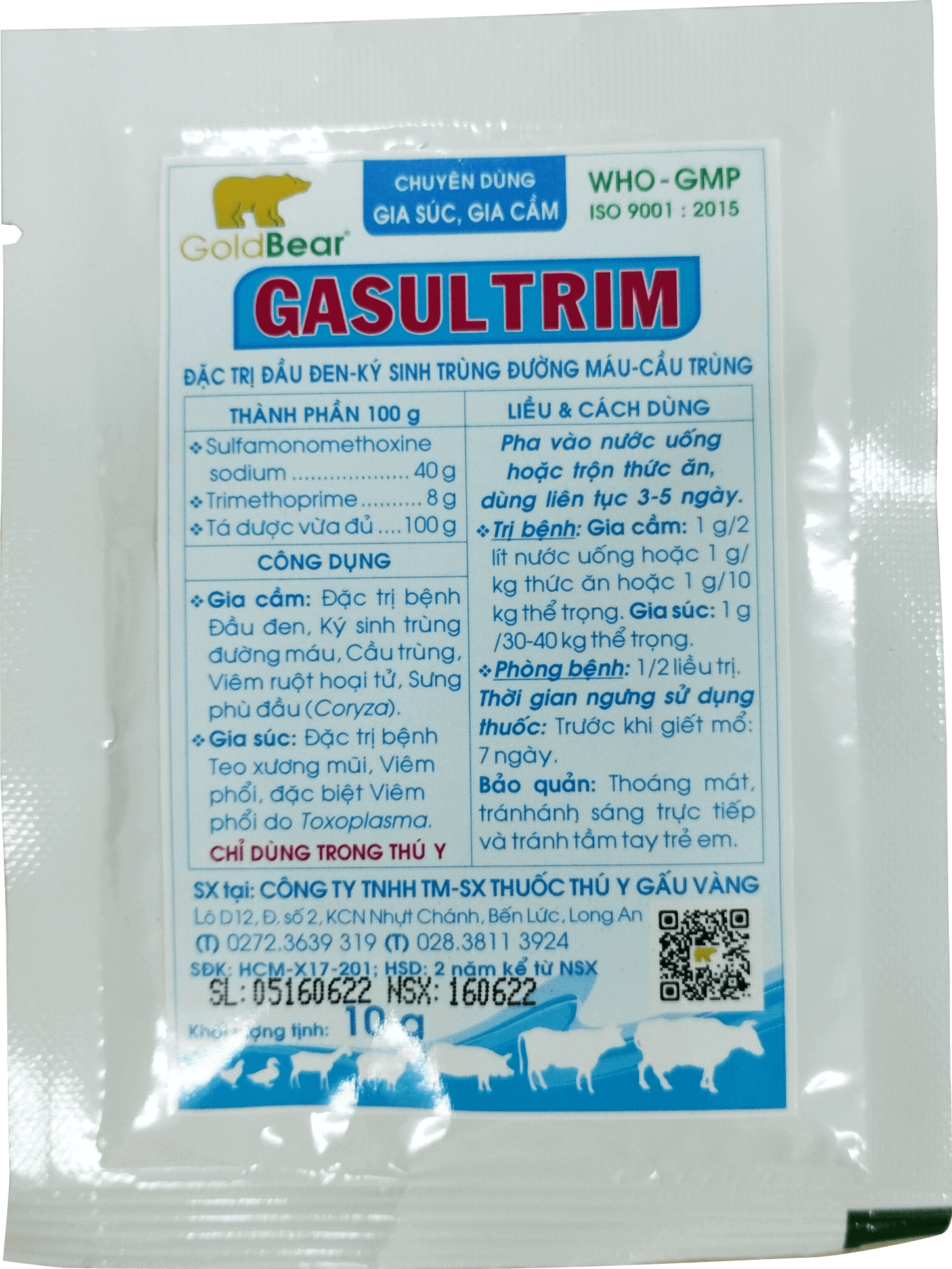 Rx-GASULTRIM (10 G/GÓI)-Thuốc kê đơn