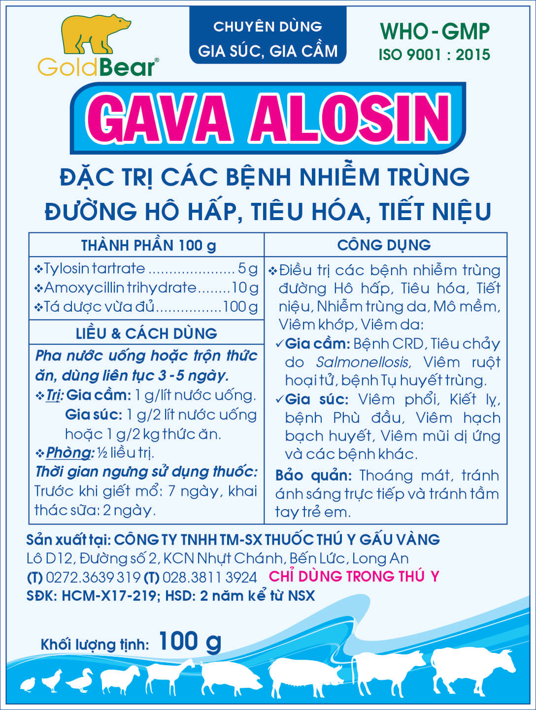 Rx-GAVA ALOSIN (100 G/GÓI)-Thuốc kê đơn