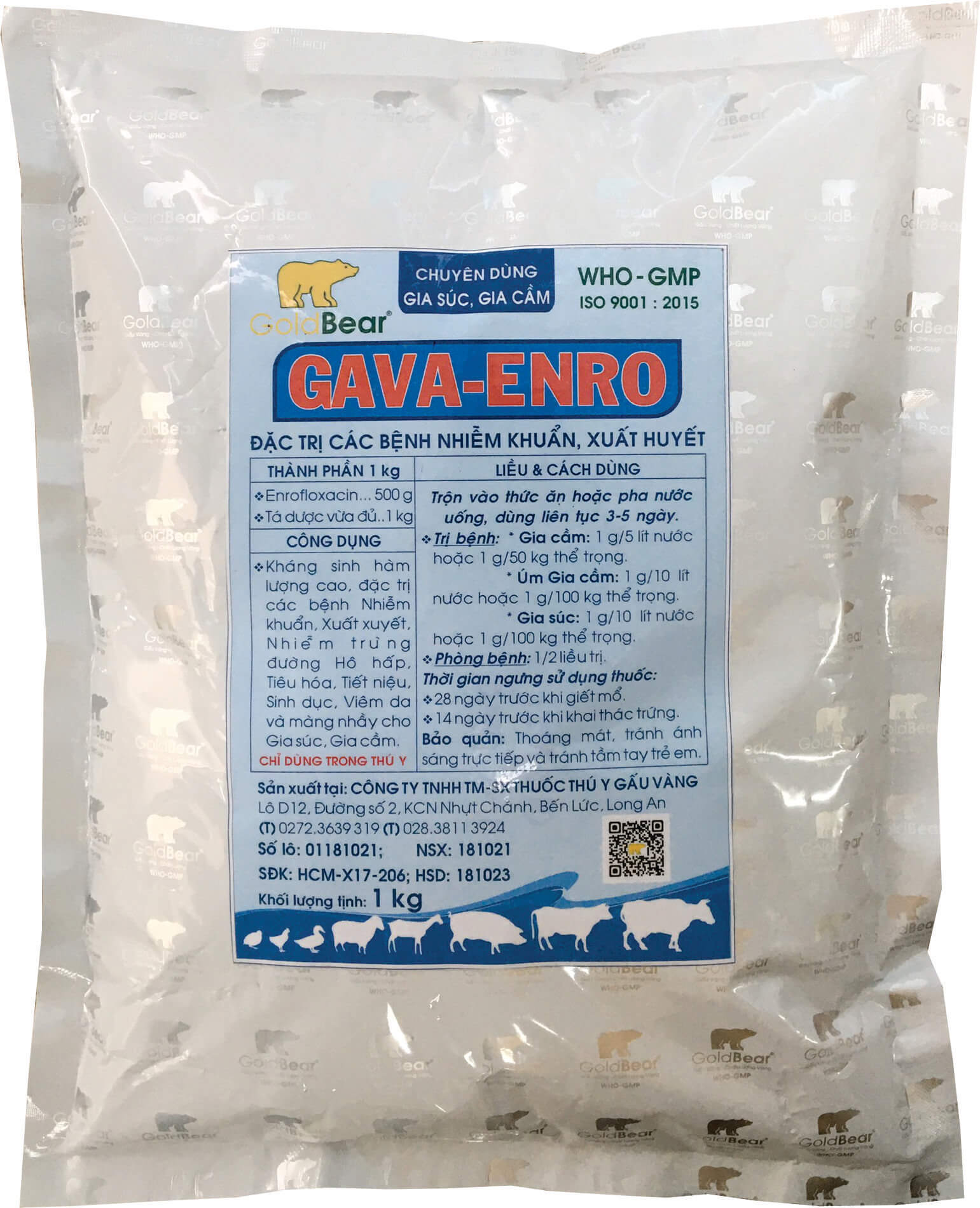 Rx-GAVA-ENRO (1 KG/GÓI)-Thuốc kê đơn