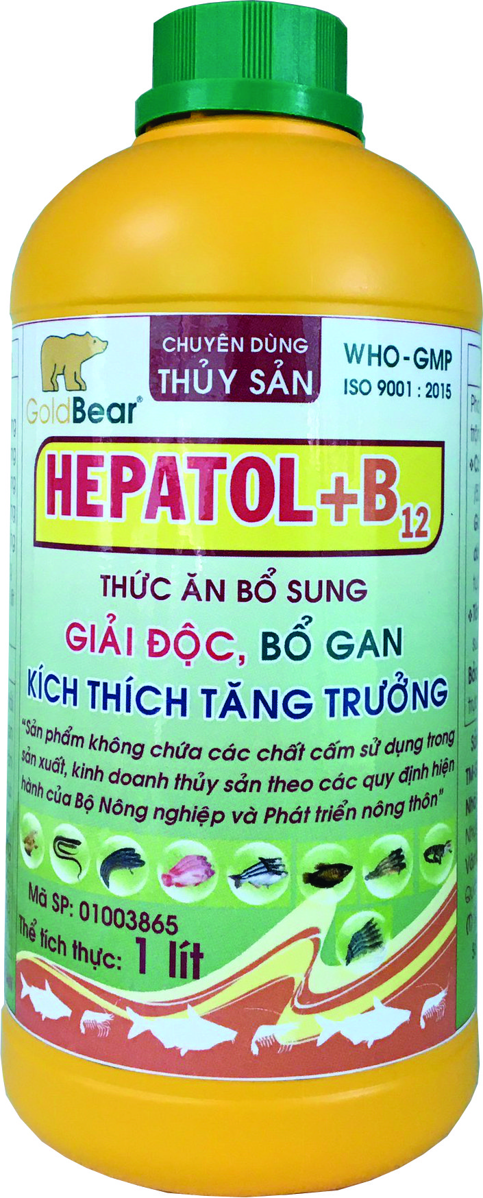 HEPATOL+B12 (1 LÍT/CAN) THỦY SẢN
