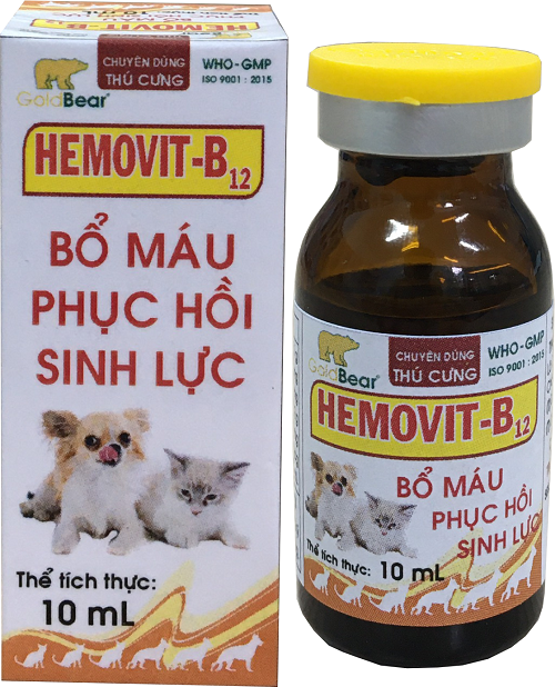 HEMOVIT-B12 (10 ML/LỌ-THÚ CƯNG)