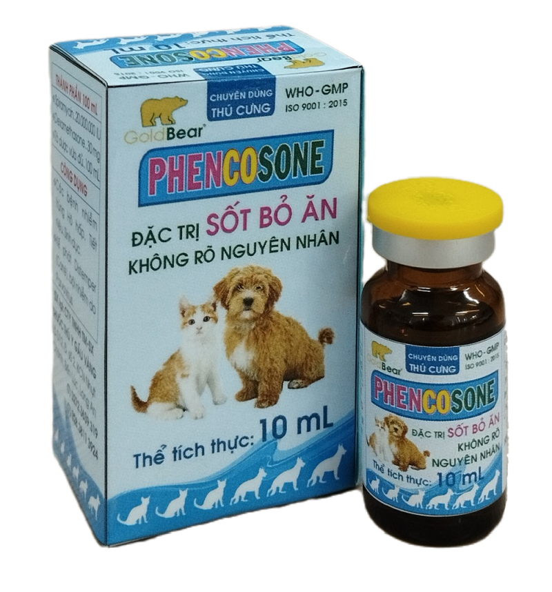 Rx-PHENCOSONE (10ML/LỌ) THÚ CƯNG-Thuốc kê đơn