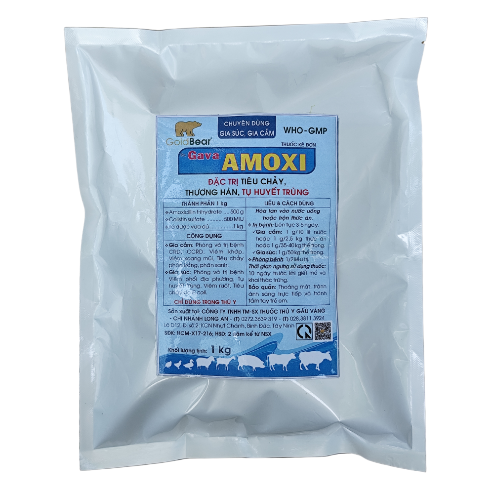 Rx-GAVA AMOXI 1KG/GÓI -Thuốc kê đơn