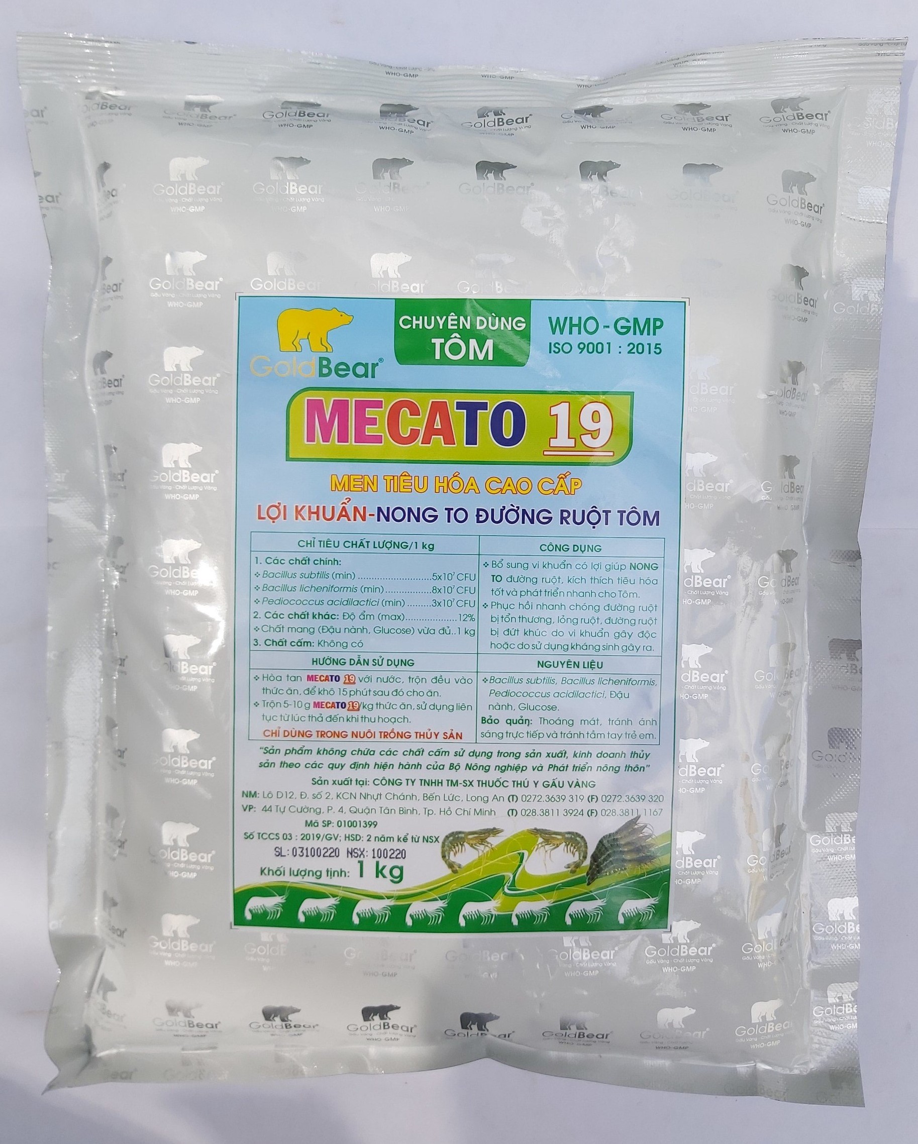 MECATO 19 (1 KG/GÓI) TÔM