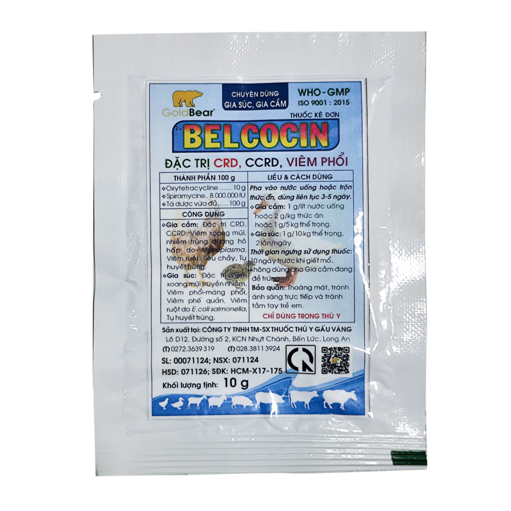 BELCOCIN 10G/GÓI (Thuốc kê đơn)