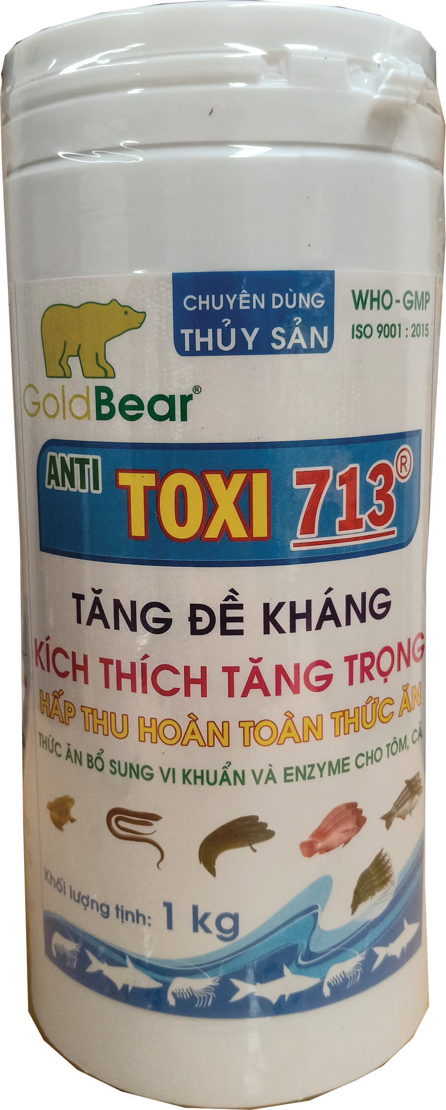 ANTI-TOXI 713 (1 KG/LON) THỦY SẢN