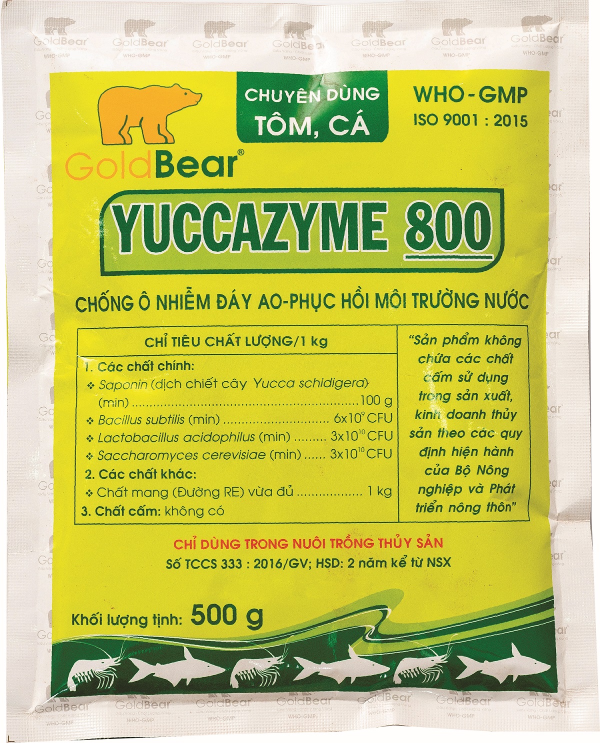 YUCCAZYME 800 (500 G/GÓI)
