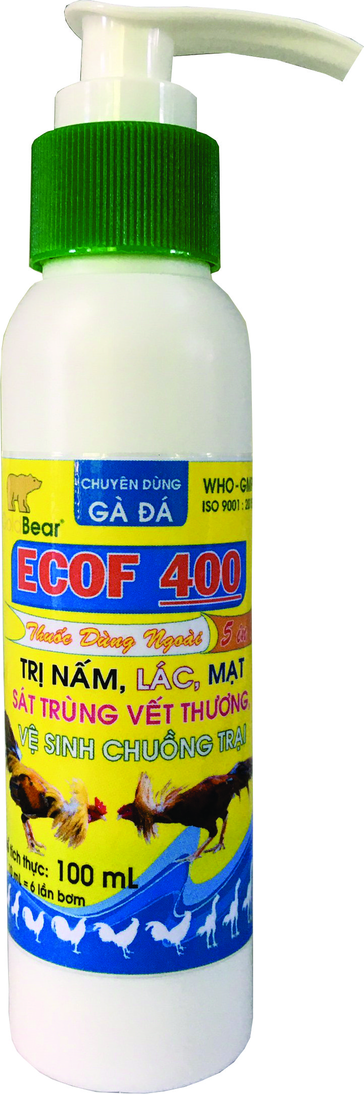 ECOF 400 (100 ML/CHAI) TẮM GÀ