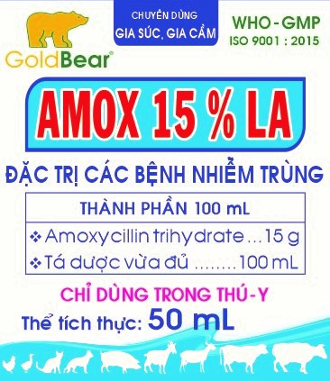 Rx-AMOX 15% LA (50 ML/LỌ)-Thuốc kê đơn