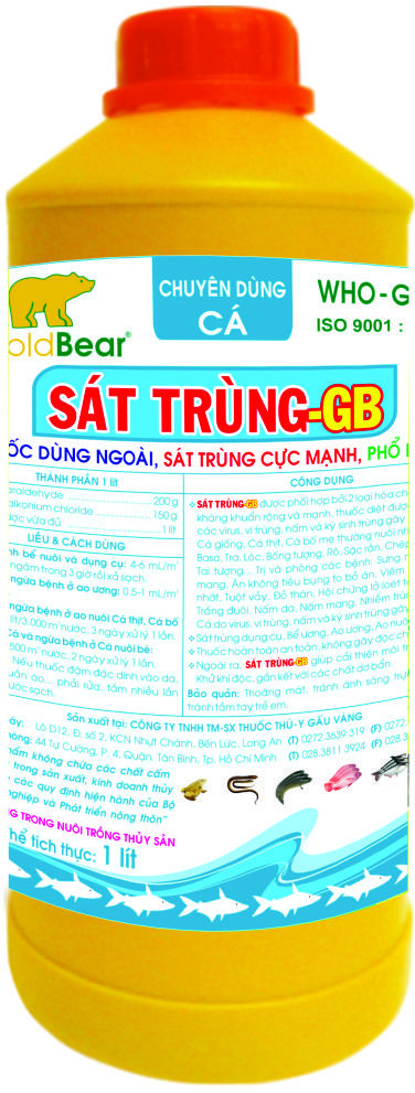 SÁT TRÙNG-GB (1LÍT/CAN) CÁ