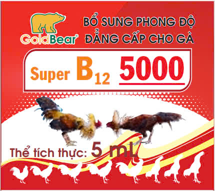 SUPER B12 5000 (5 ML/LỌ)