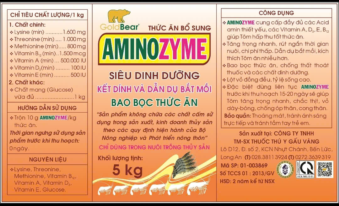 AMINOZYME (5 KG/XÔ)