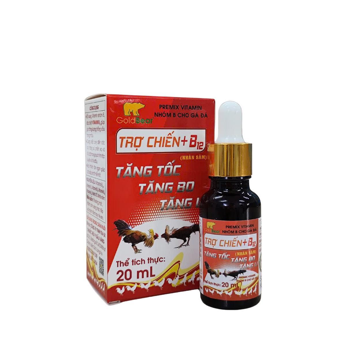 TRỢ CHIẾN+B12 (20 ML/LỌ) NHÂN SÂM