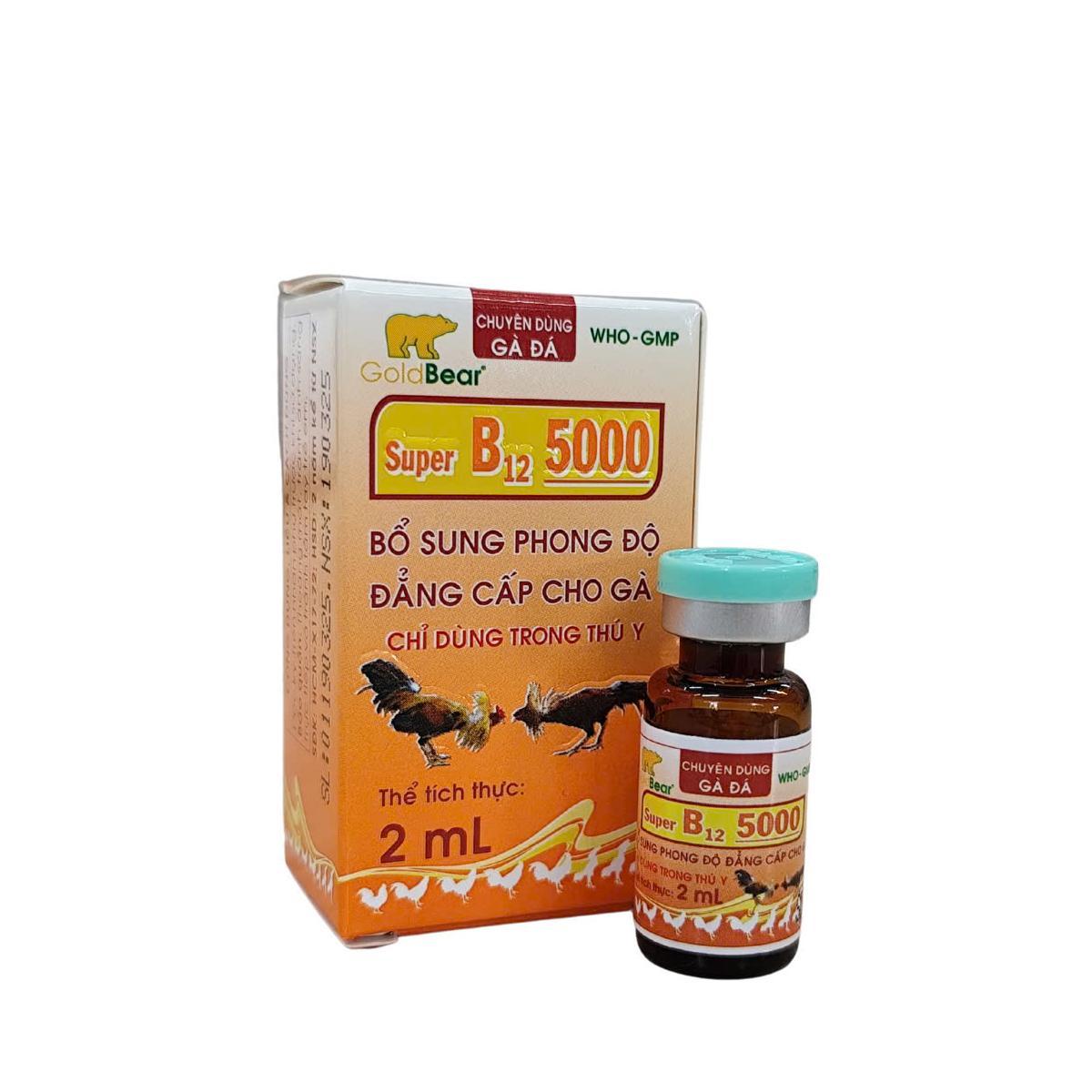 SUPER B12 5000 (2 ML/LỌ)