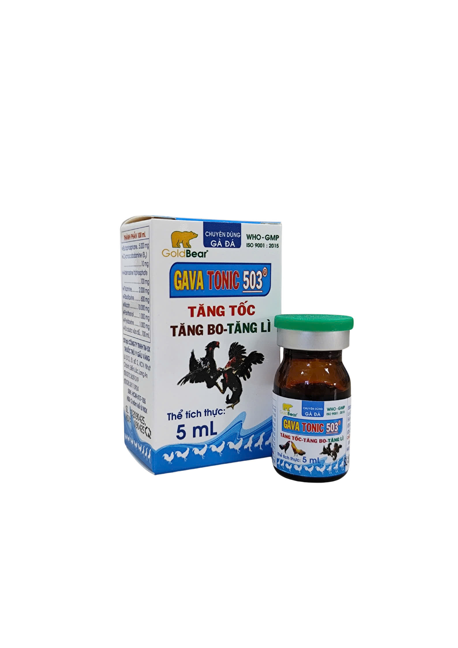 GAVA TONIC 503 (5 ML/LỌ) Nhãn Xanh