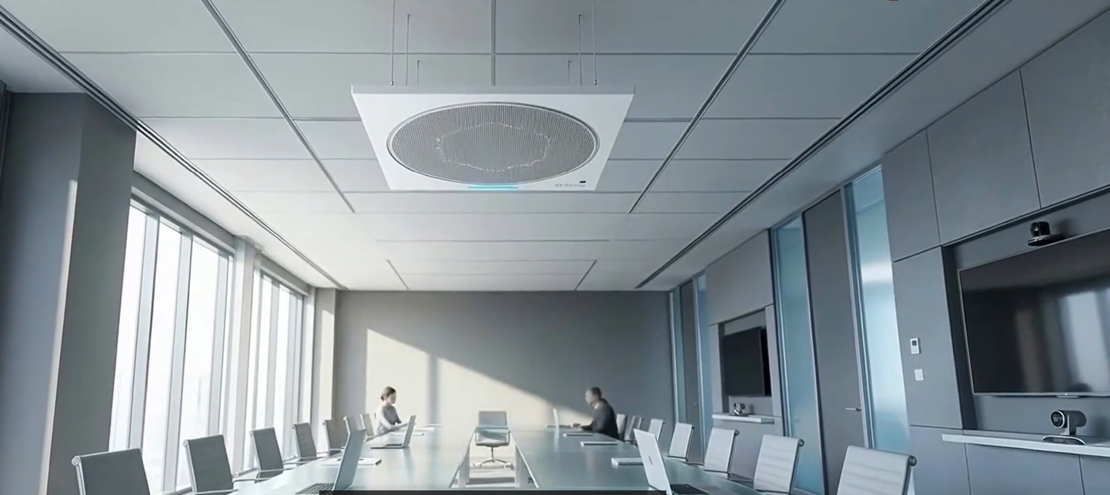 Giải Pháp Ceiling Microphone Cho Phòng Họp Hybrid Hiện Đại