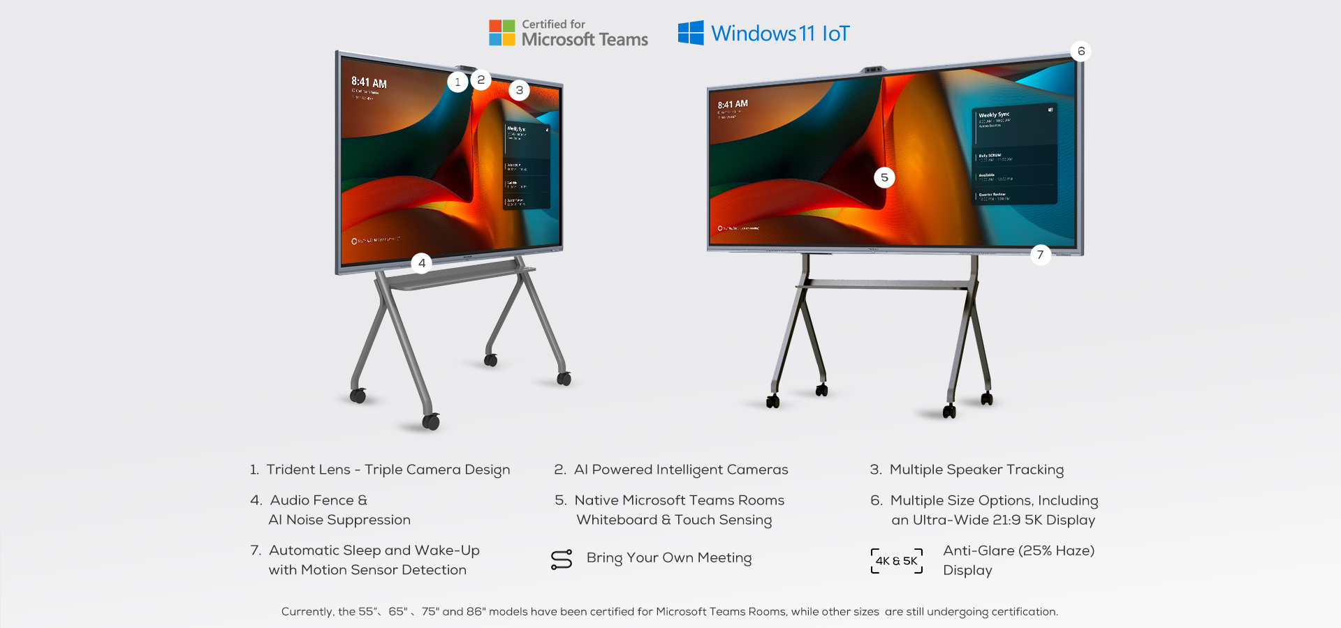 Màn hình hội họp Microsoft Teams Rooms (MTR)