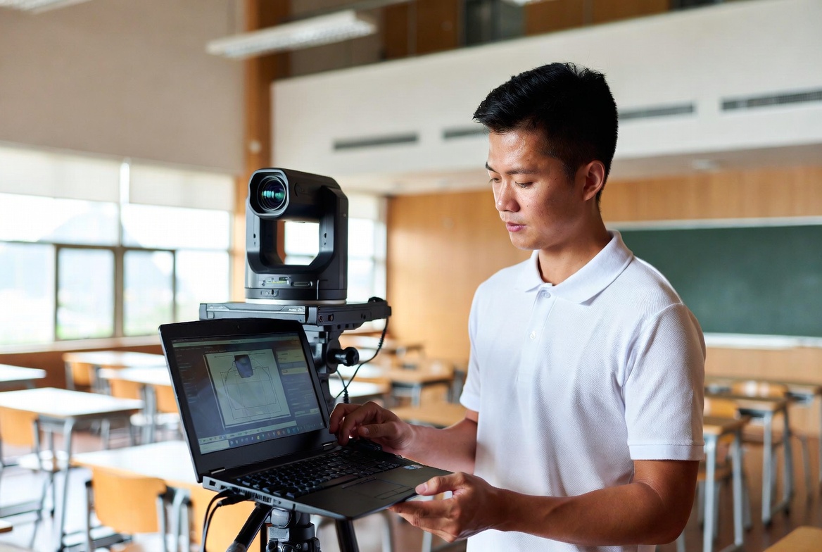 Dịch vụ lắp đặt và tinh chỉnh Camera Autotrapping chuyên nghiệp tại trường học.