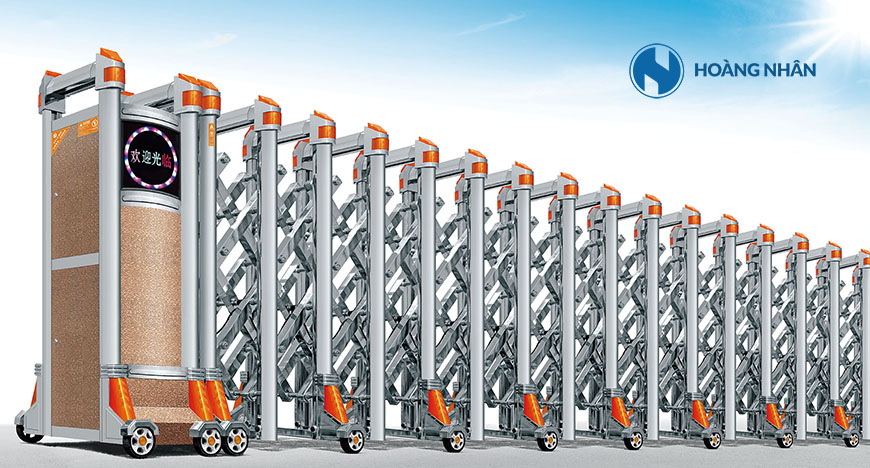 Model HN 780 - Cổng xếp inox cao cấp