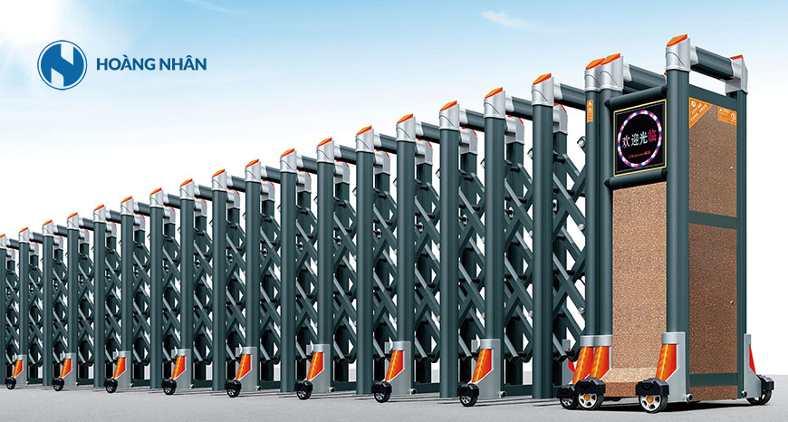 Model HN A790 - Cổng xếp hơp kim nhôm cao cấp