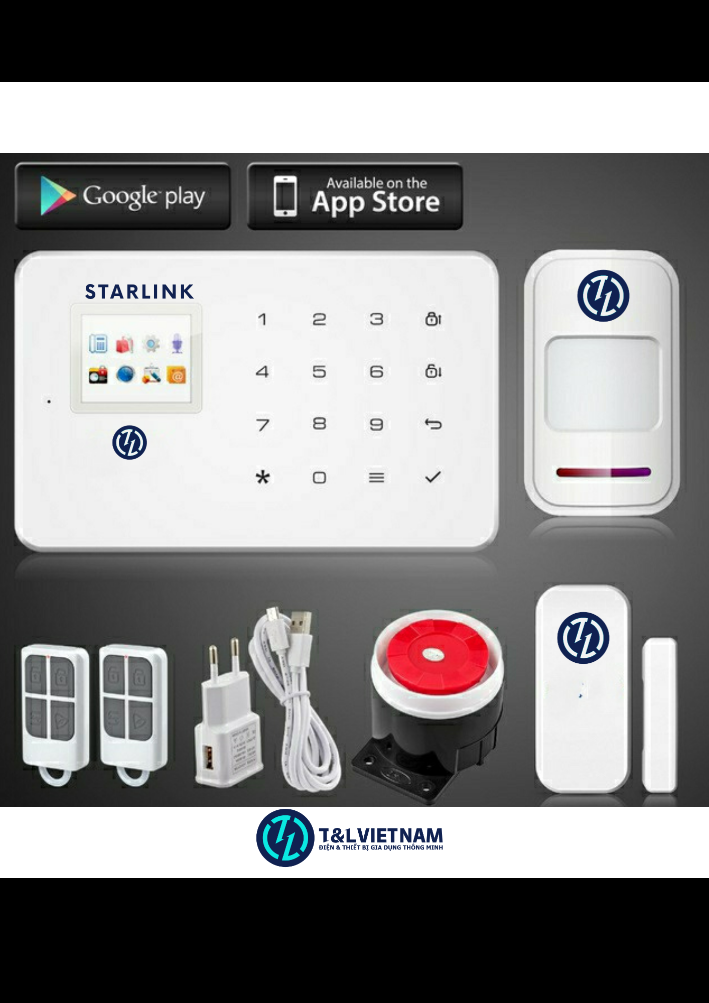 HỆ THỐNG CHỐNG TRỘM KHÔNG DÂY DÙNG SIM STARLINK - T&L VIỆT NAM