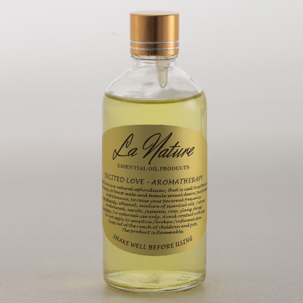 Tinh dầu LA NATURE 100ml Excited love / Hương vị tình yêu (Phun)