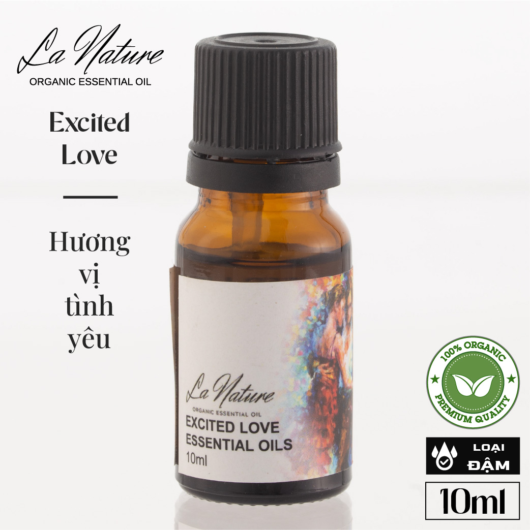 Tinh dầu LA NATURE 10ml Excited love / Hương vị tình yêu (Đậm)