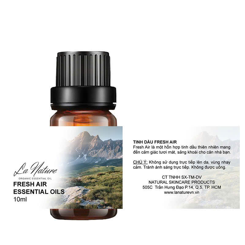 Tinh dầu LA NATURE 10ml OTO Fresh air / Không khí tươi mát (Đậm)