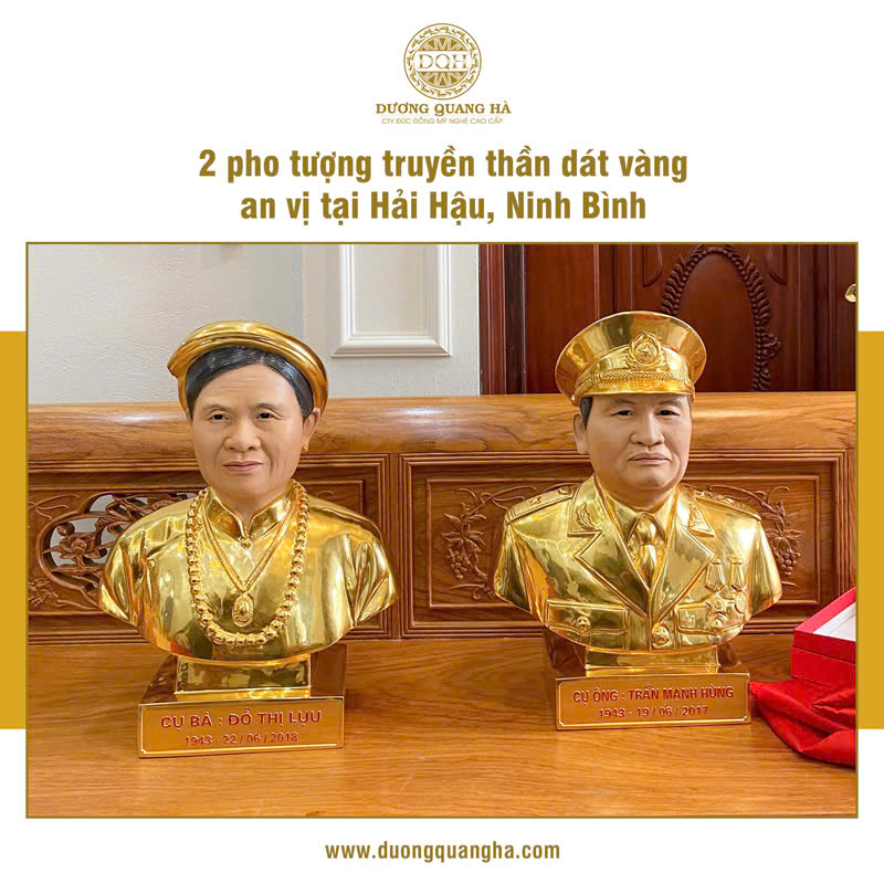 AN VỊ 2 PHO TƯỢNG TRUYỀN THẦN TẠI HẢI HẬU, NINH BÌNH