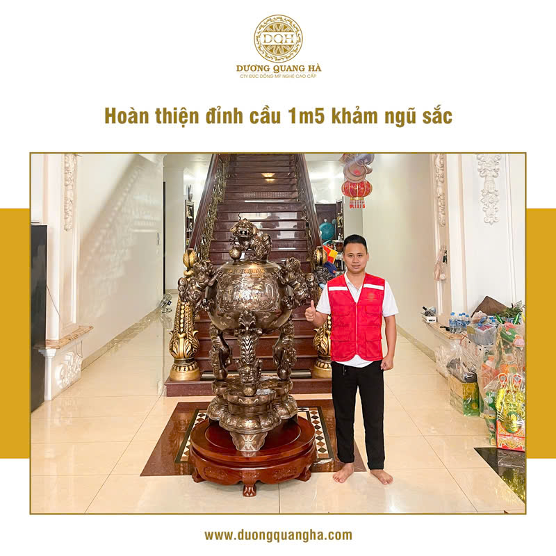 BÀN GIAO ĐỈNH CẦU 1M5 KHẢM NGŨ SẮC TẠI PHƯỜNG NAM ĐỊNH, NINH BÌNH