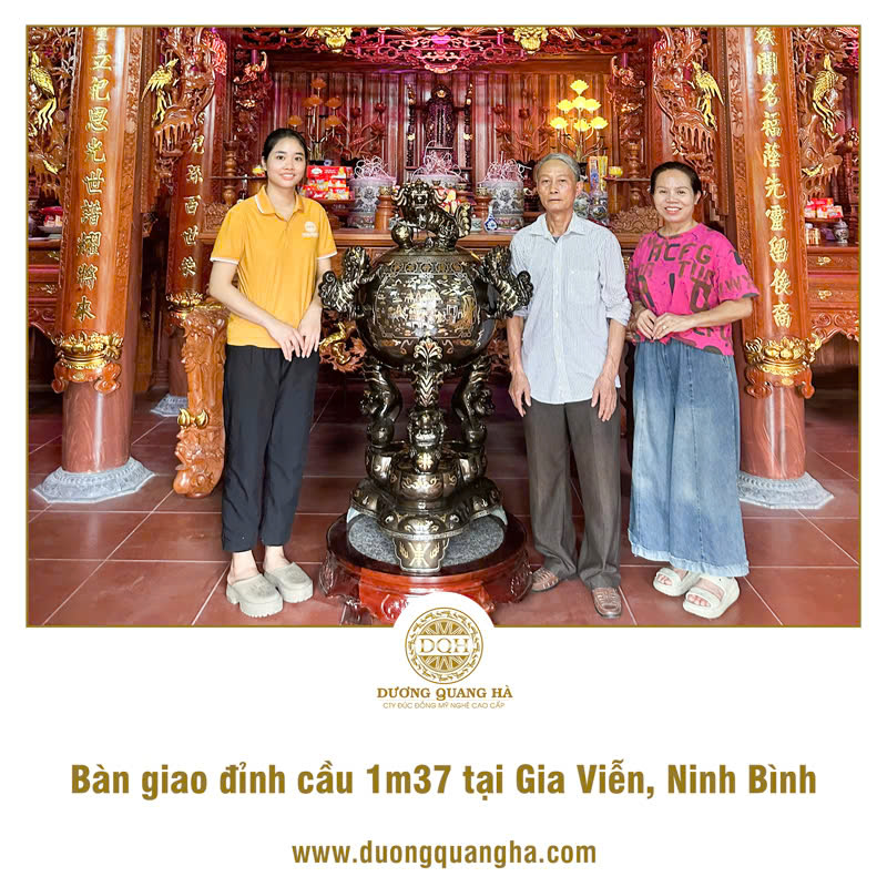 BÀN GIAO ĐỈNH CẦU THẤT LÂN 1M37 TẠI GIA VIỄN, NINH BÌNH